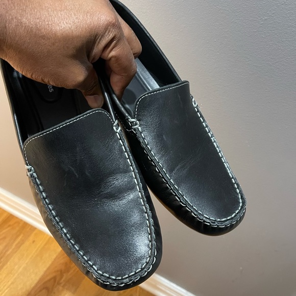 Hush Puppies Bounce Loafers Black Sz 11 - Picture 2 of 12